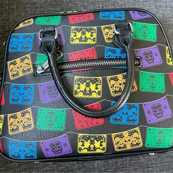 Loungefly Dia de los Muertos Crossbody Purse with strap - Picture 2 of 7